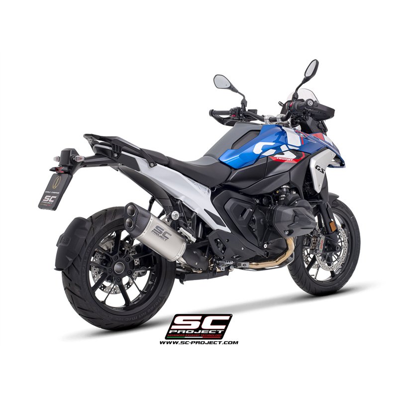 SC-Project Exhaust Adventure-R | Silver | BMW R1300GS