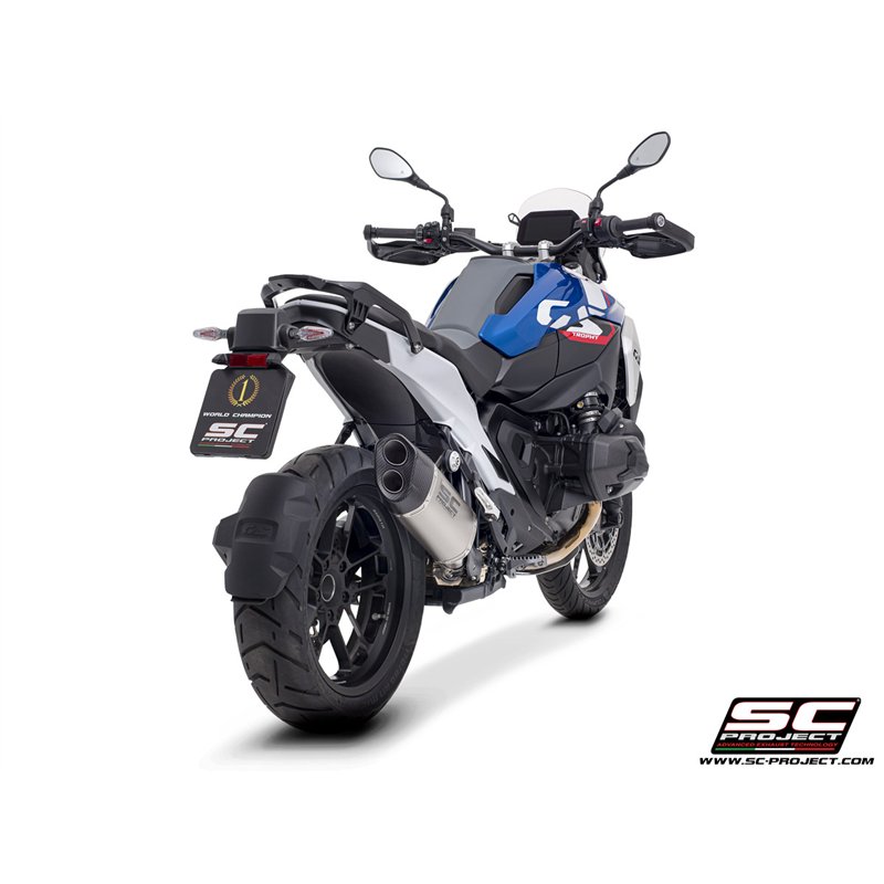 SC-Project Exhaust Adventure-R | Silver | BMW R1300GS