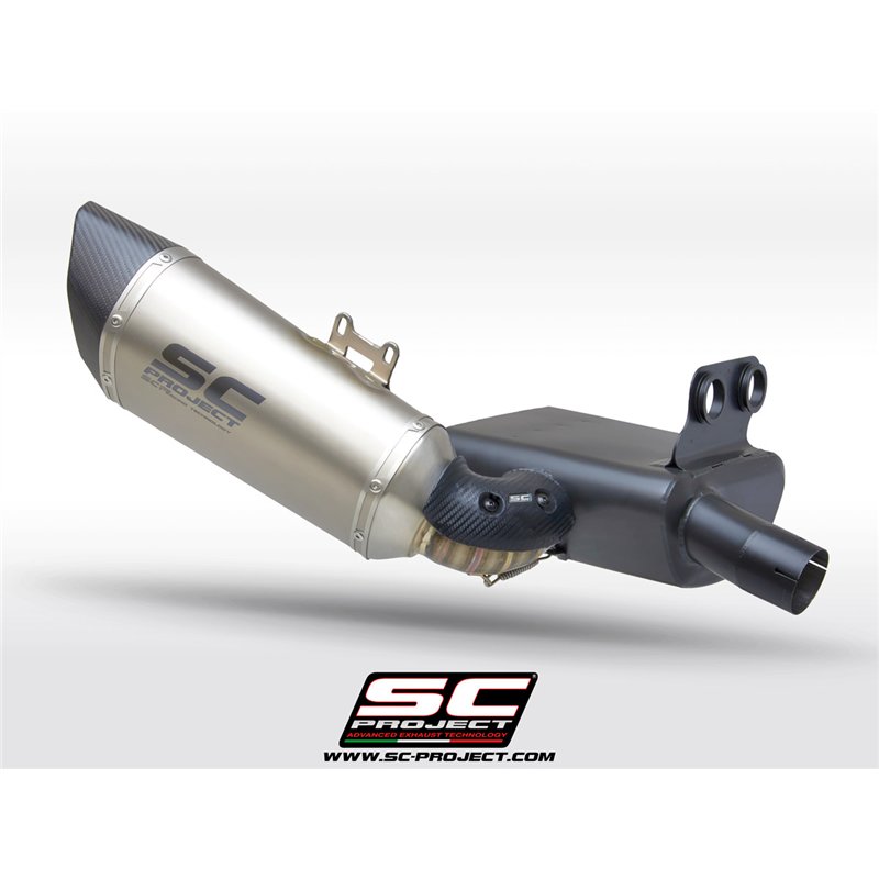 SC-Project Uitlaat SC1-R | Zilver | BMW F900XR