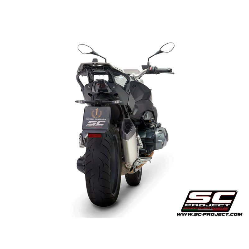 SC-Project Uitlaat SC1-R | Zilver | BMW R1250R/R1250RS