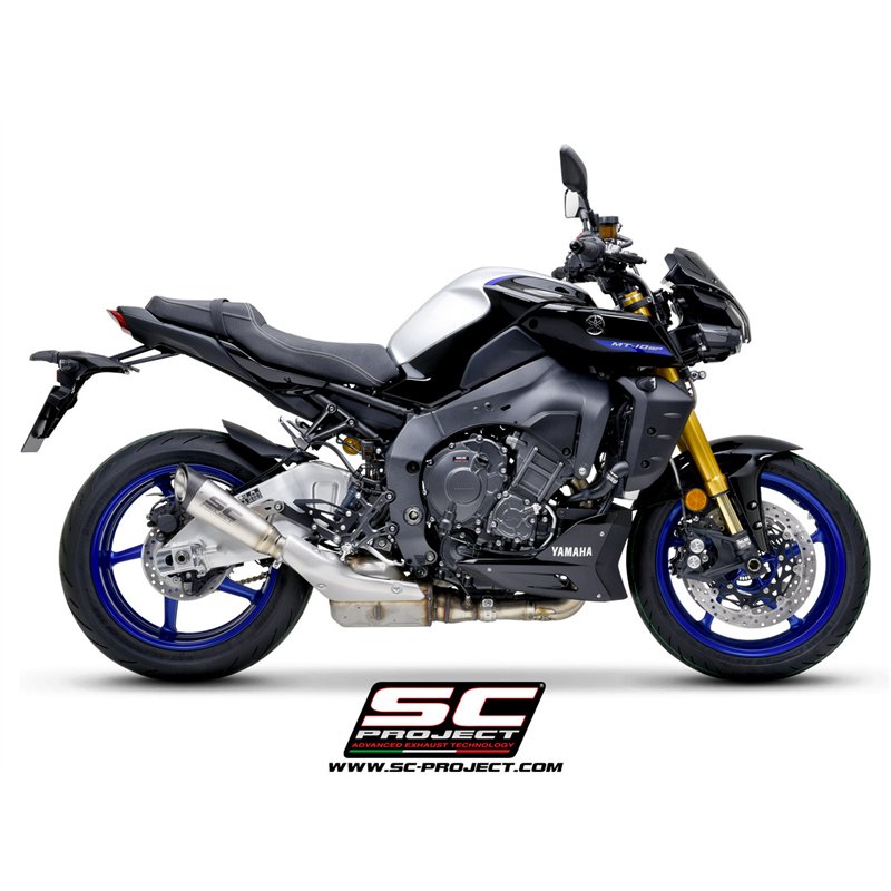 SC-Project Uitlaat S1 | Zilver | Yamaha MT-10