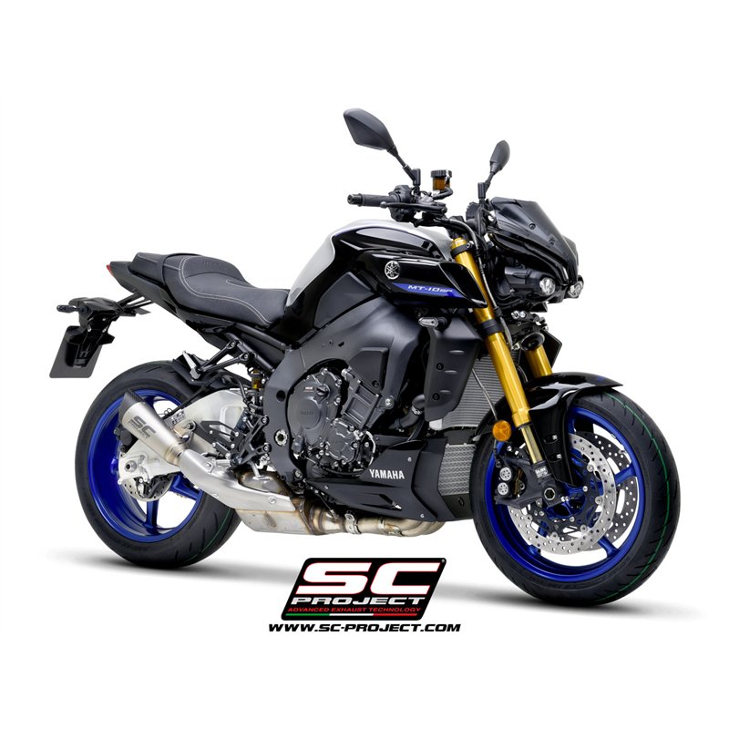 SC-Project Uitlaat S1 | Zilver | Yamaha MT-10