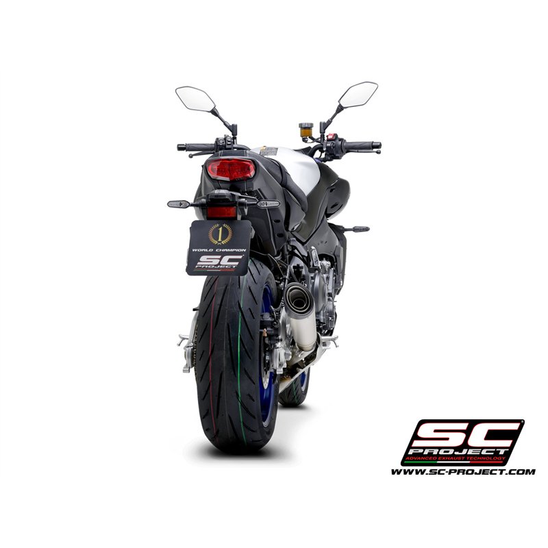 SC-Project Uitlaat S1 | Zilver | Yamaha MT-10