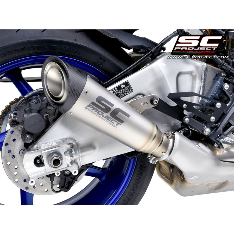 SC-Project Uitlaat S1 | Zilver | Yamaha MT-10