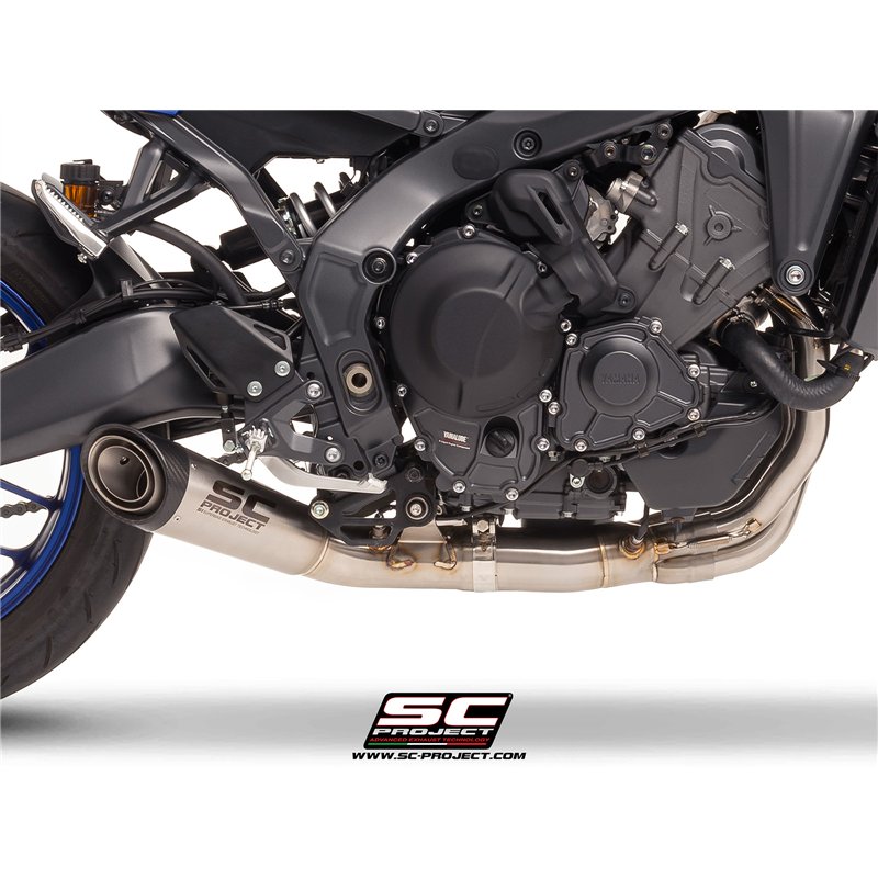 SC-Project Uitlaatsysteem 3-1 S1 | Zilver | Yamaha MT-09