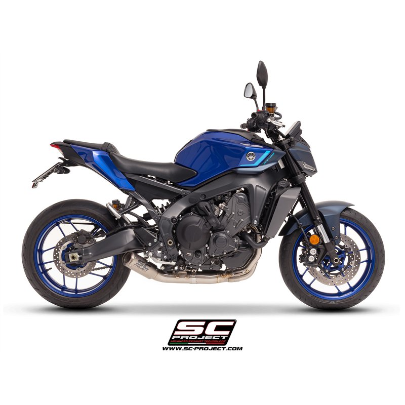 SC-Project Uitlaatsysteem 3-1 CR-T | Zilver | Yamaha MT-09