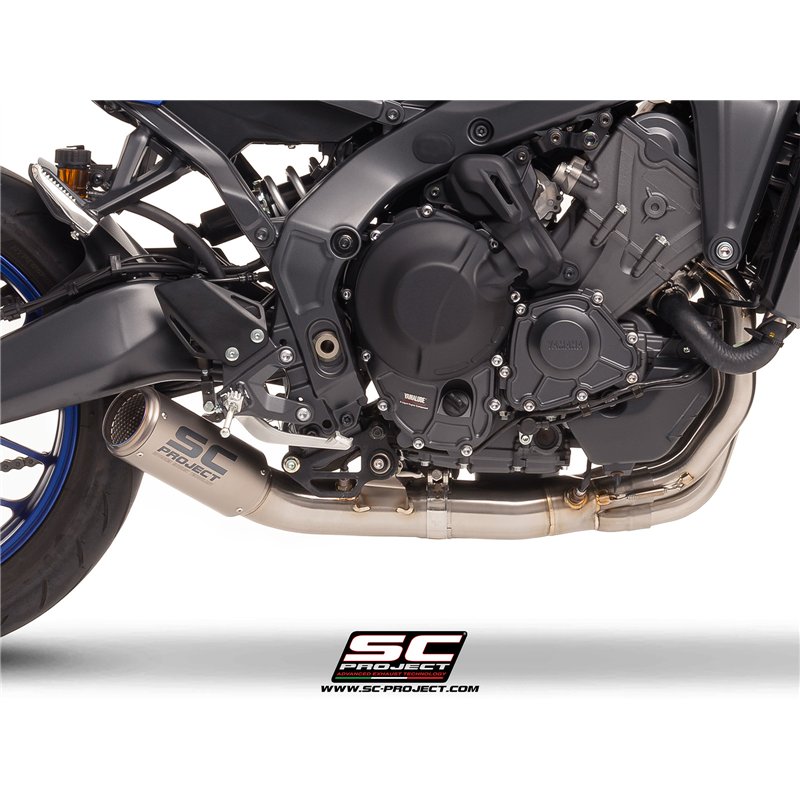 SC-Project Uitlaatsysteem 3-1 CR-T | Zilver | Yamaha MT-09