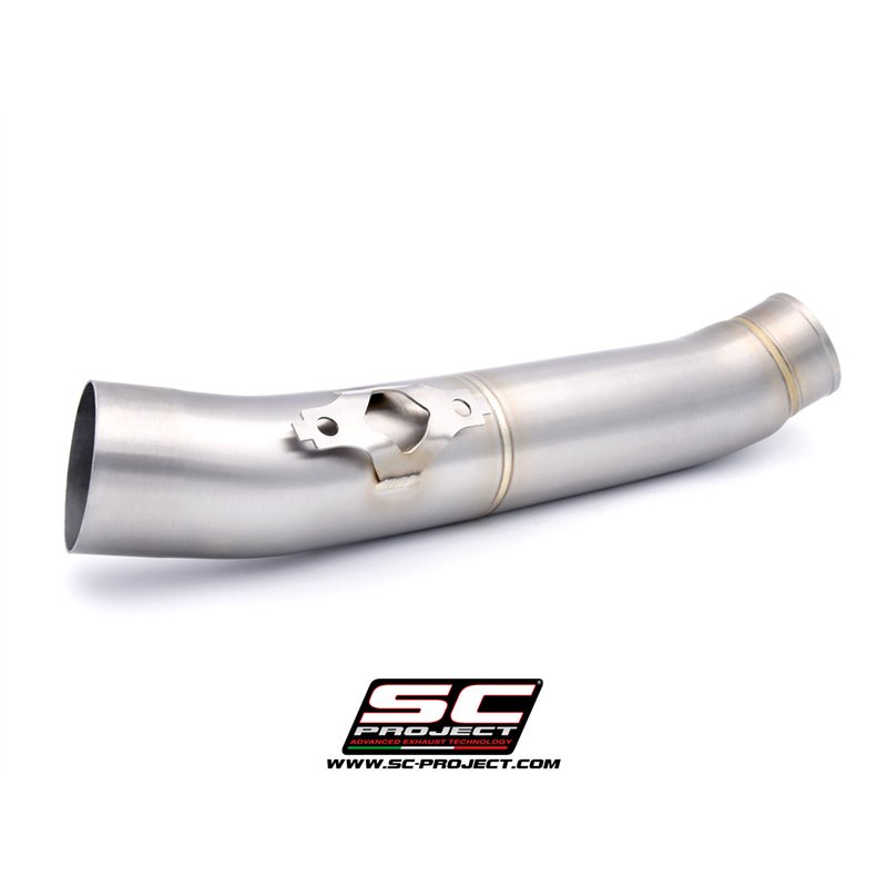 SC-Project Decat Linkpijp | Zwart | Yamaha 560 T-Max