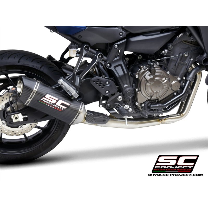 SC-Project Uitlaatsysteem 2-1 SC1-S | Carbon | Yamaha Tracer 700/Tracer 7