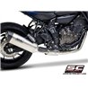 SC-Project Uitlaatsysteem 2-1 SC1-S | Zilver | Yamaha Tracer 700/Tracer 7