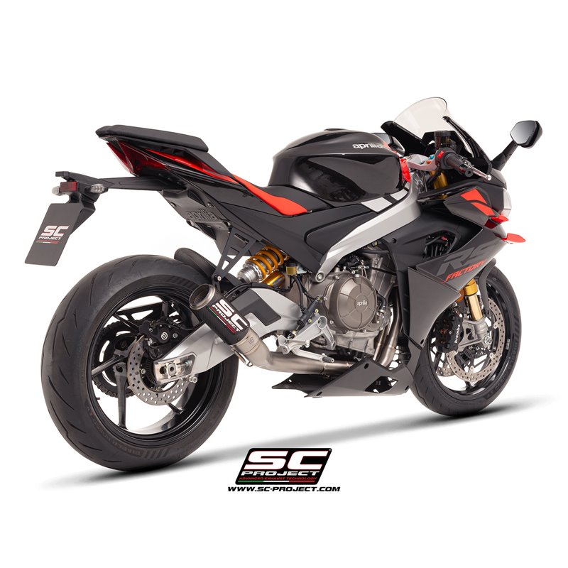 SC-Project Uitlaatsysteem 2-1 CR-T | Carbon | Aprilia RS660