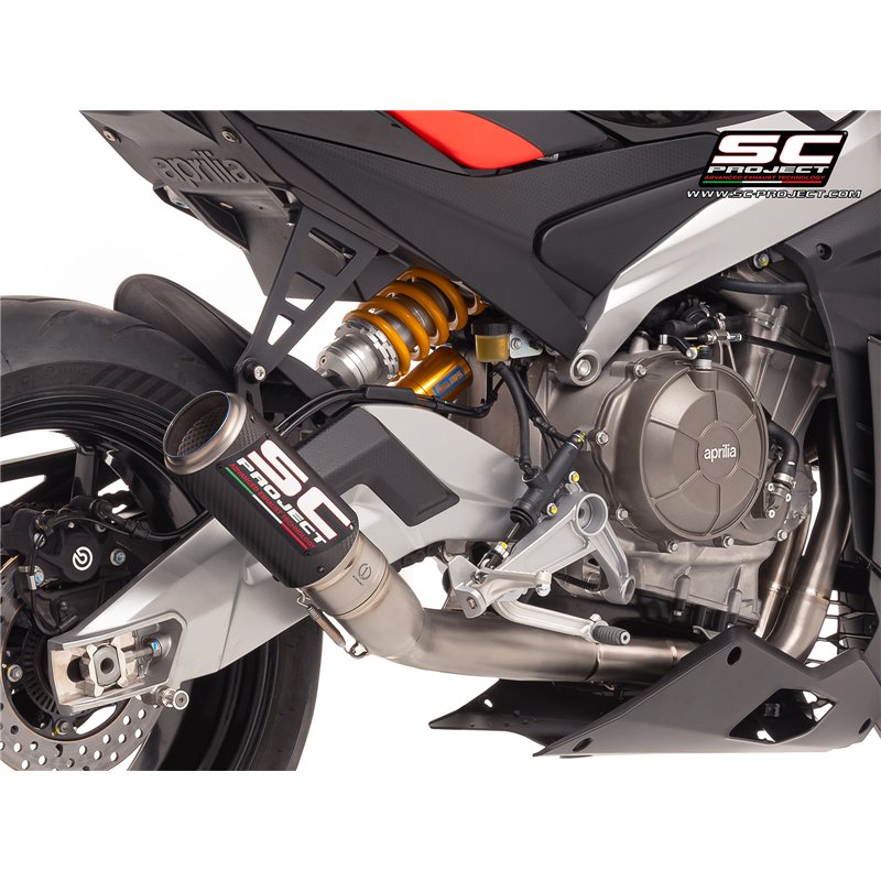 SC-Project Uitlaatsysteem 2-1 CR-T | Carbon | Aprilia RS660