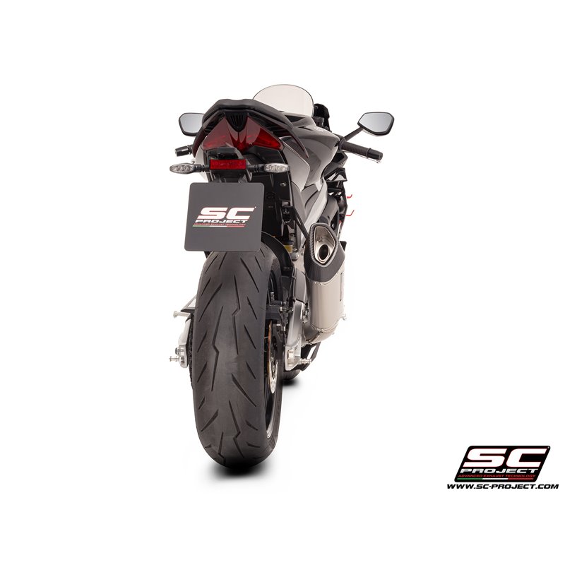SC-Project Exhaust System 2-1 SC1-R | Silver | Aprilia RS660
