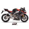 SC-Project Exhaust System 2-1 CR-T StoneGuard | Silver | Aprilia Tuono 660