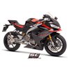 SC-Project Exhaust System 2-1 CR-T StoneGuard | Silver | Aprilia Tuono 660