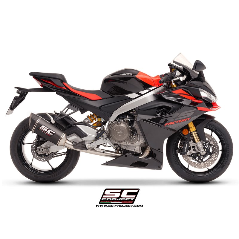 SC-Project Exhaust System 2-1 SC1-R | Carbon | Aprilia Tuono 660