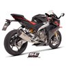 SC-Project Uitlaatsysteem 2-1 SC1-R | Zilver | Aprilia Tuono 660
