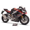 SC-Project Uitlaatsysteem 2-1 SC1-R | Zilver | Aprilia Tuono 660