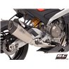 SC-Project Uitlaatsysteem 2-1 SC1-R | Zilver | Aprilia Tuono 660