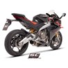 SC-Project Exhaust System 2-1 S1 | Silver | Aprilia Tuono 660