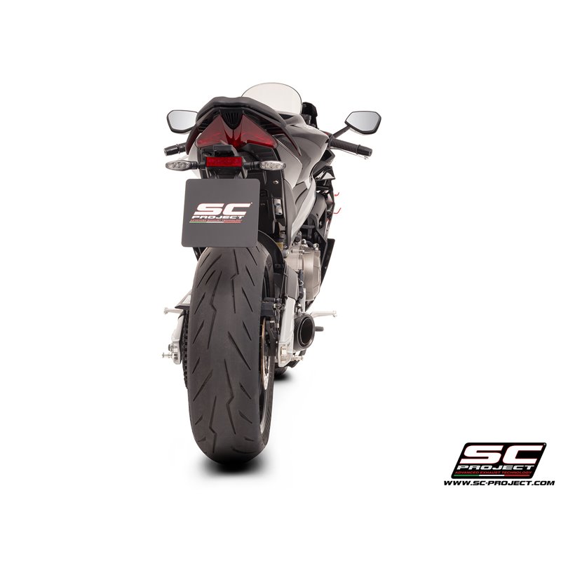 SC-Project Exhaust System 2-1 S1 | Silver | Aprilia Tuono 660