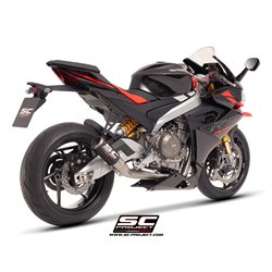 SC-Project Exhaust System 2-1 CR-T | Carbon | Aprilia Tuono 660