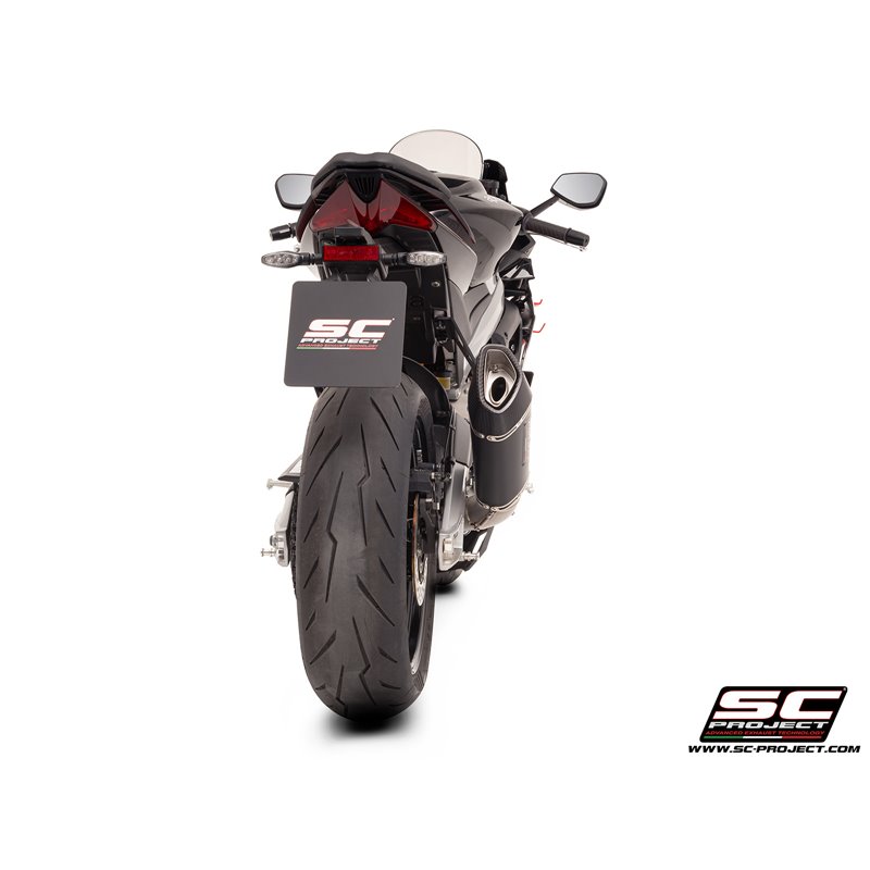 SC-Project Exhaust System 2-1 SC1-R | Carbon | Aprilia Tuono 660
