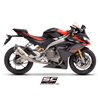 SC-Project Exhaust System 2-1 SC1-R | Silver | Aprilia Tuono 660