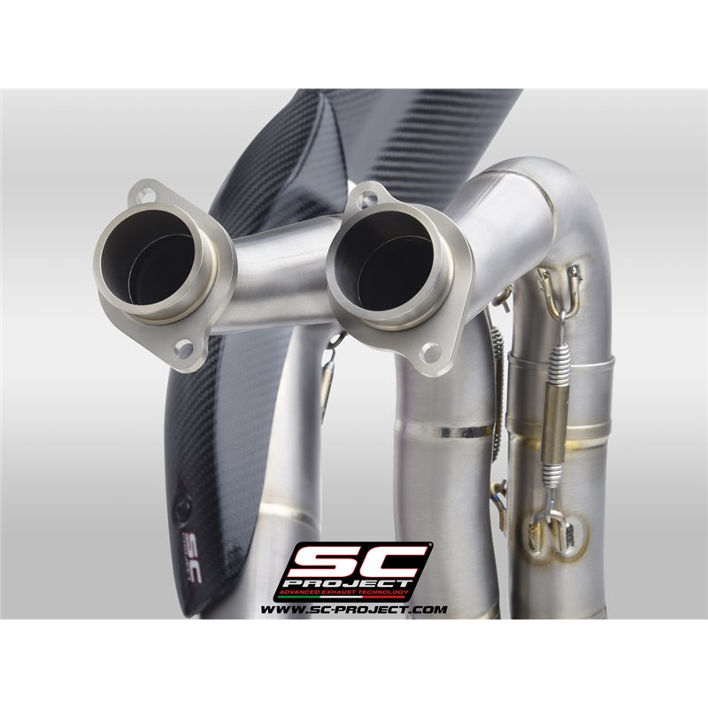 SC-Project Exhaust System 4-2-1 SC1-R 350mm | Carbon | Aprilia RSV4