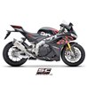 SC-Project Exhaust SC1-R 250mm | Silver | Aprilia RSV4