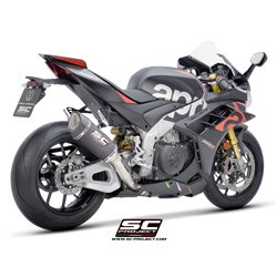 SC-Project Exhaust SC1-R 250mm | Carbon | Aprilia RSV4