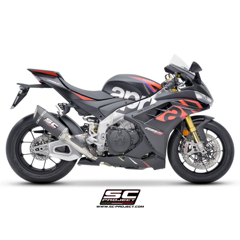 SC-Project Uitlaat SC1-R 250mm | Carbon | Aprilia RSV4