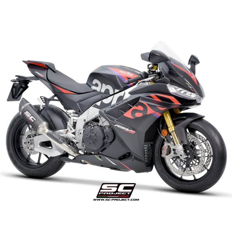 SC-Project Uitlaat SC1-R 250mm | Carbon | Aprilia RSV4