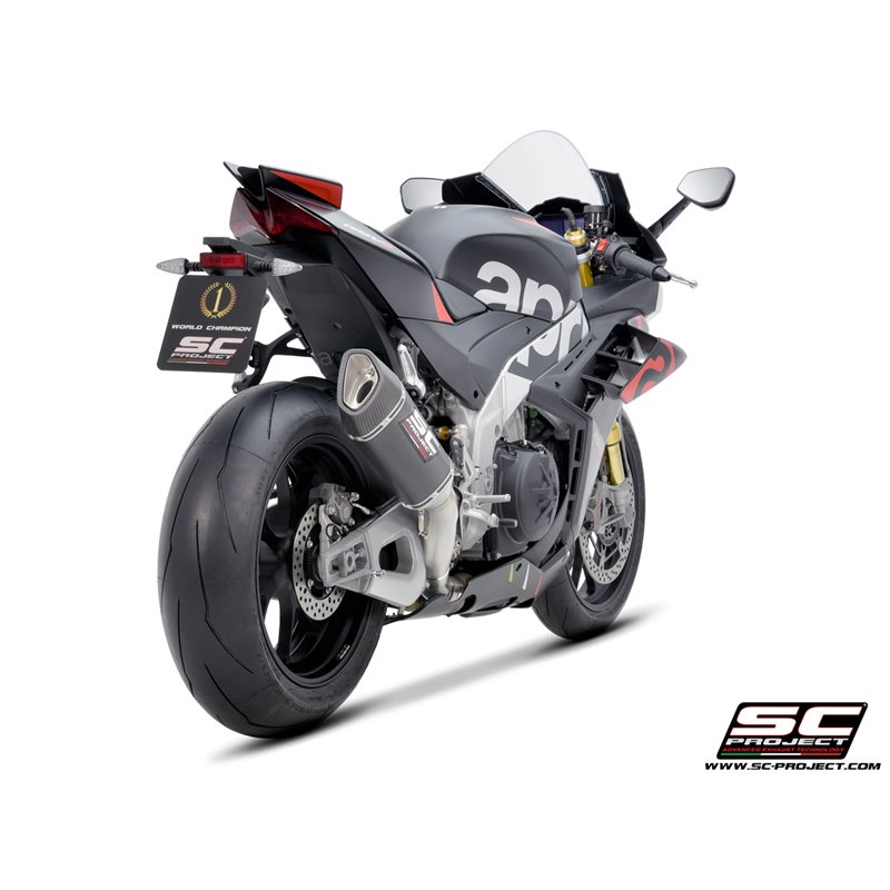 SC-Project Uitlaat SC1-R 250mm | Carbon | Aprilia RSV4