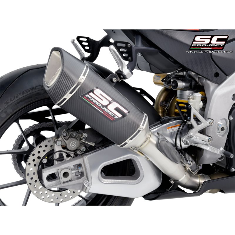 SC-Project Uitlaat SC1-R 250mm | Carbon | Aprilia RSV4