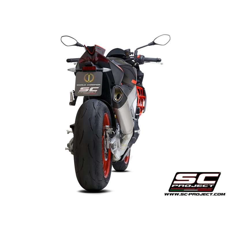 SC-Project Exhaust SC1-R | Silver | Aprilia Tuono V4