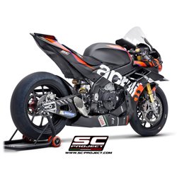 SC-Project Exhaust GP-22 | Silver | Aprilia Tuono V4