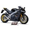 SC-Project Exhaust CR-T StoneGuard | Carbon | Aprilia Tuono V4
