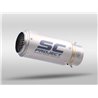 SC-Project Uitlaat CR-T StoneGuard | Zilver | Aprilia Tuono V4