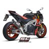 SC-Project Exhaust SC1-R 300mm | Silver | Aprilia Tuono V4