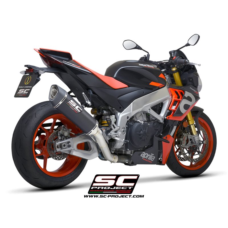 SC-Project Exhaust SC1-R 350mm | Carbon | Aprilia Tuono V4