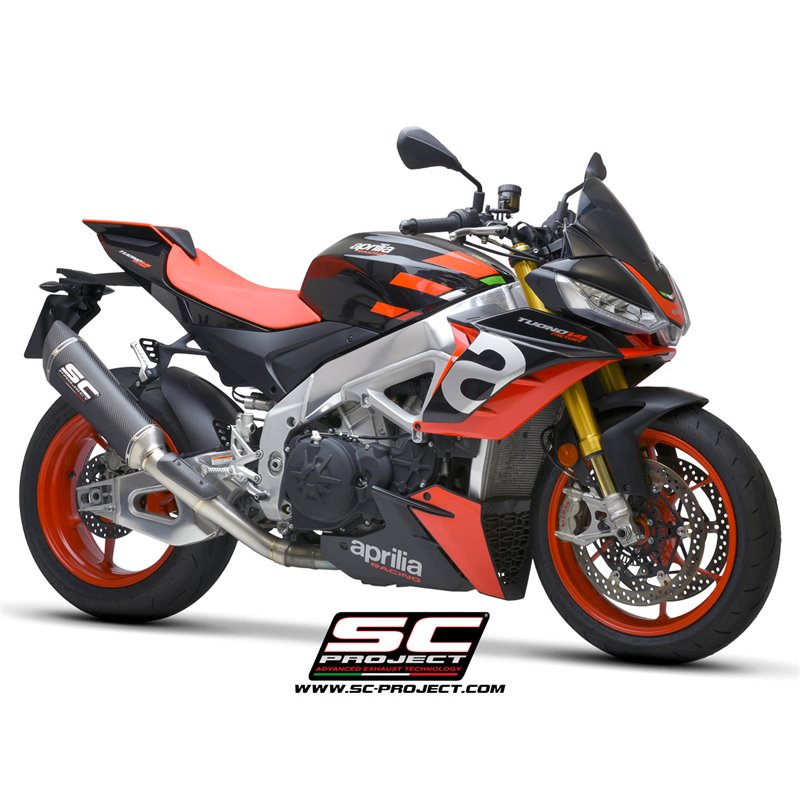 SC-Project Exhaust SC1-R 350mm | Carbon | Aprilia Tuono V4