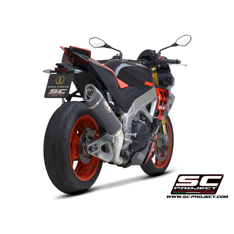 SC-Project Exhaust SC1-R 350mm | Carbon | Aprilia Tuono V4
