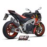 SC-Project Exhaust SC1-R 350mm | Silver | Aprilia Tuono V4