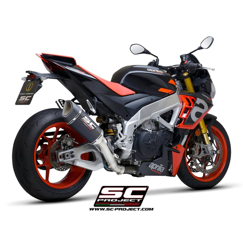 SC-Project Exhaust SC1-R 250mm | Carbon | Aprilia Tuono V4