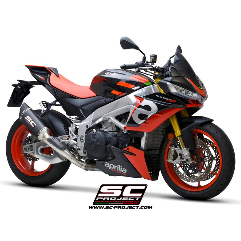 SC-Project Exhaust SC1-R 250mm | Carbon | Aprilia Tuono V4