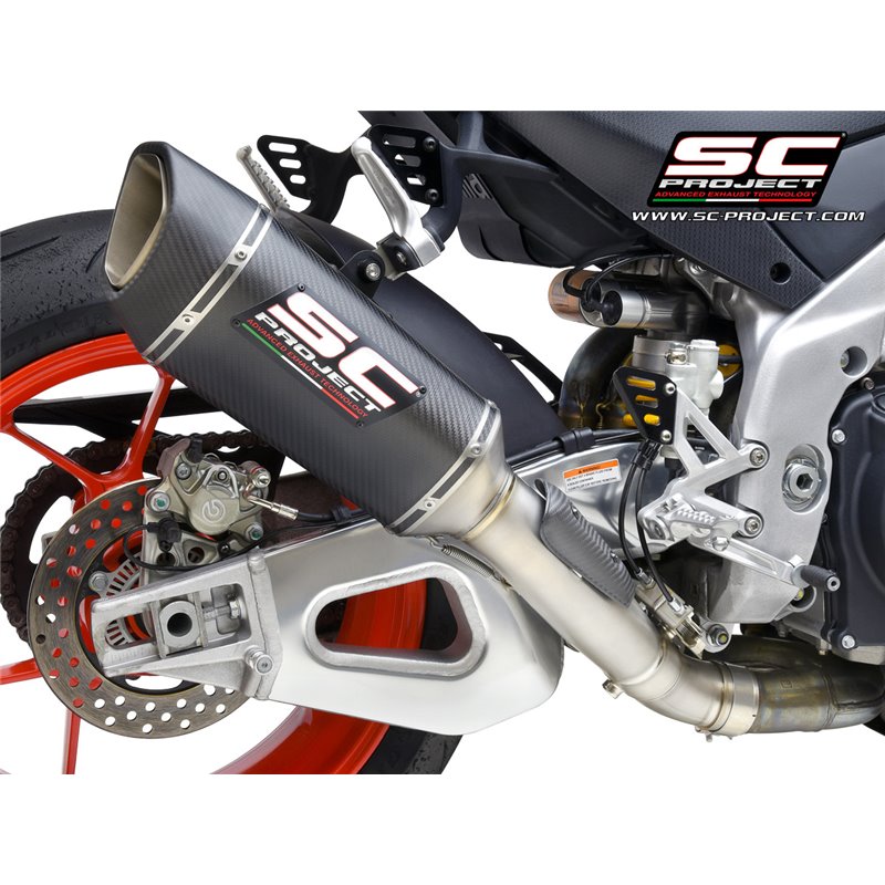 SC-Project Exhaust SC1-R 250mm | Carbon | Aprilia Tuono V4
