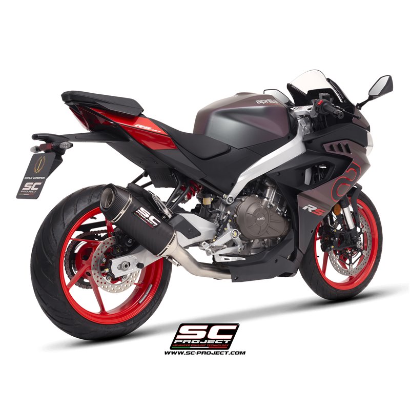 SC-Project Uitlaatsysteem 2-1 SC1-S | Carbon | Aprilia RS457