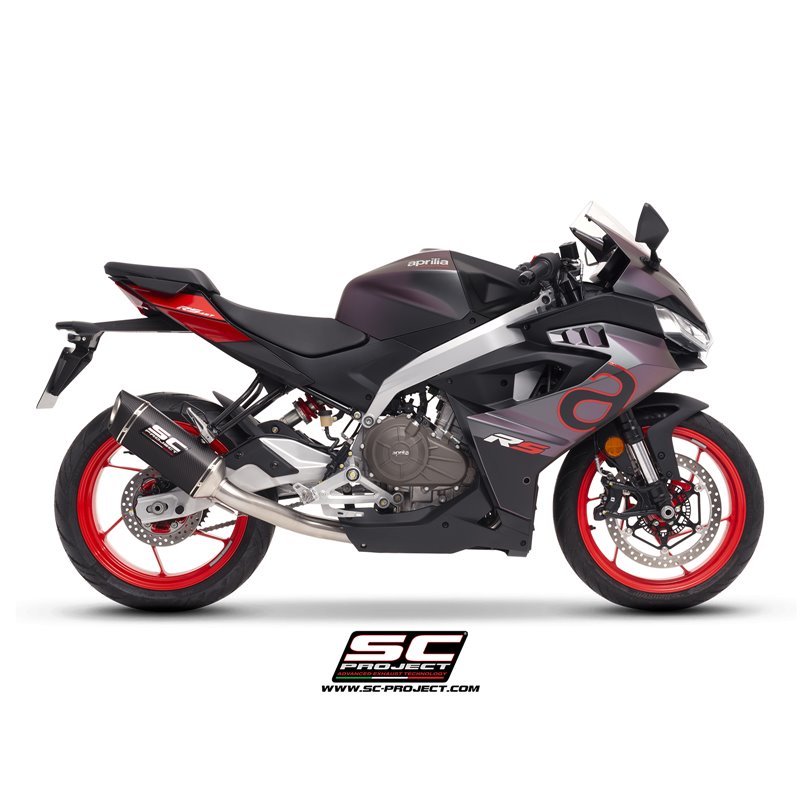 SC-Project Exhaust System 2-1 SC1-S | Carbon | Aprilia RS457