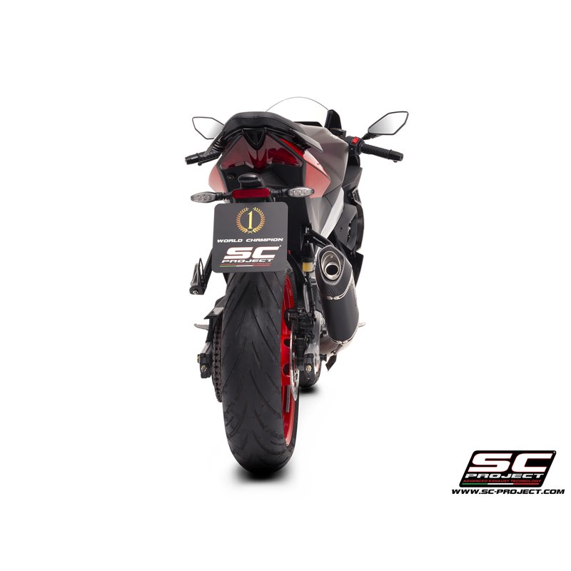 SC-Project Uitlaatsysteem 2-1 SC1-S | Carbon | Aprilia RS457